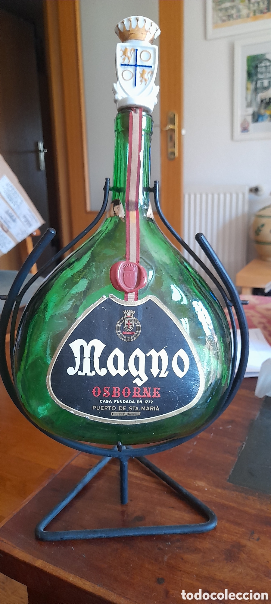 Collectionnisme de vins et liqueurs: Botell&oacute;n magno con tap&oacute;n