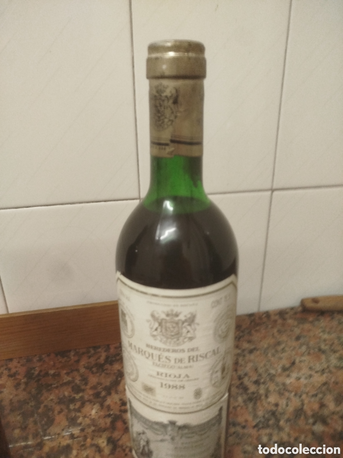 Colecionismo de vinhos e licores: Marques de riscal 1988