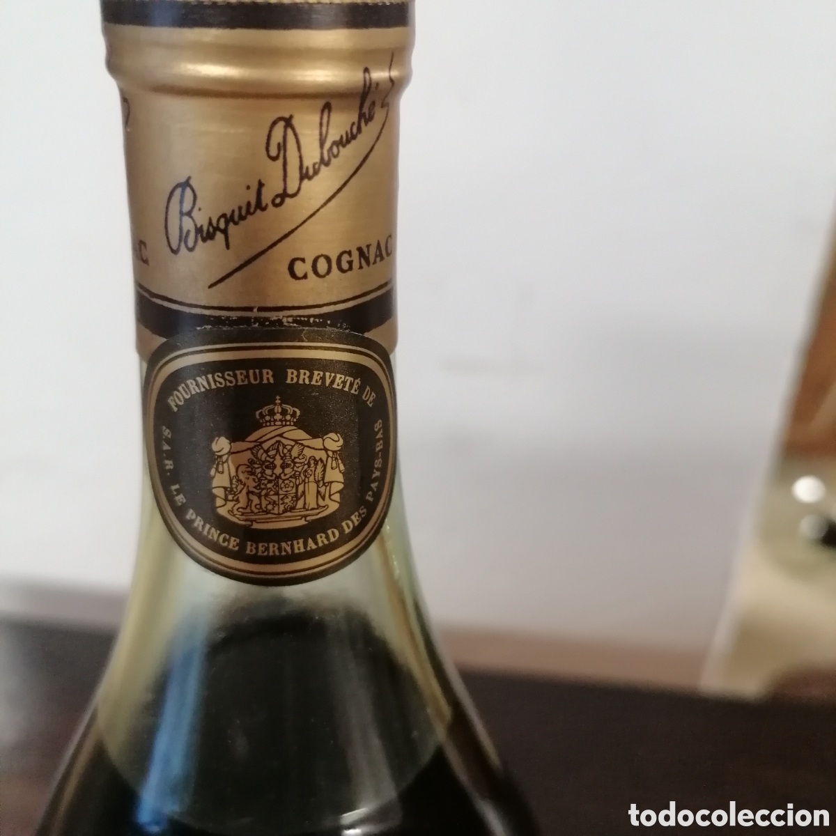 Coleccionismo de vinos y licores: Botella de Cognac Bisquit - Foto 2