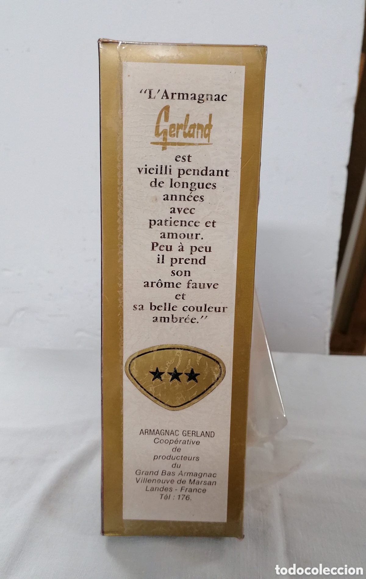 Coleccionismo de vinos y licores: Botella de Armagnac Gerland - Foto 2