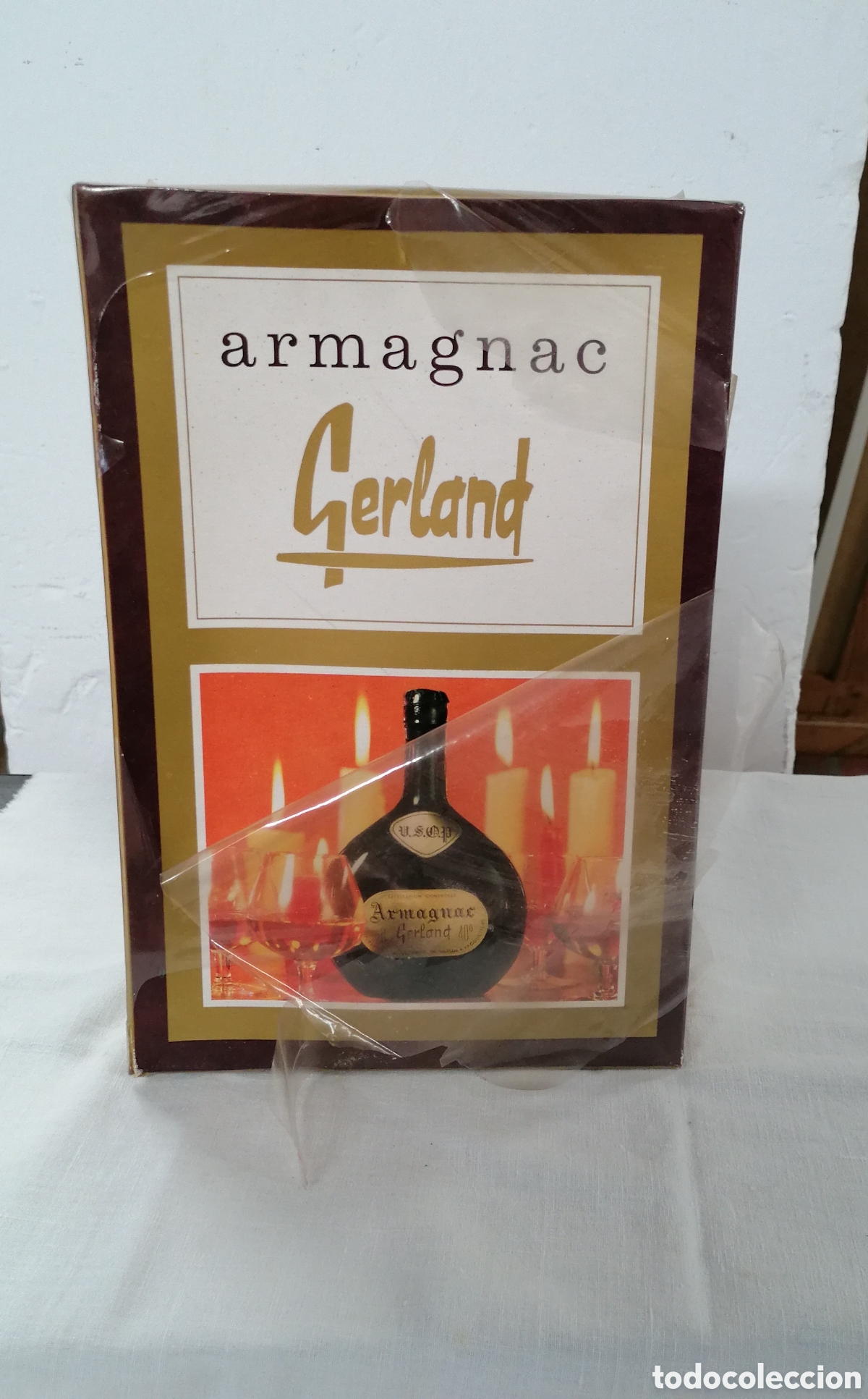 Coleccionismo de vinos y licores: Botella de Armagnac Gerland - Foto 3
