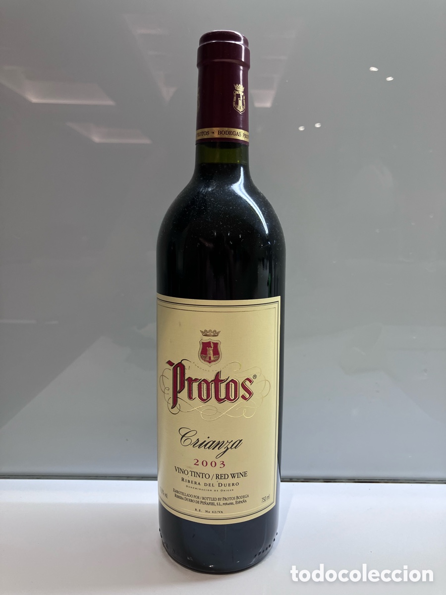 Coleccionismo de vinos y licores: Vino Protos crianza 2003