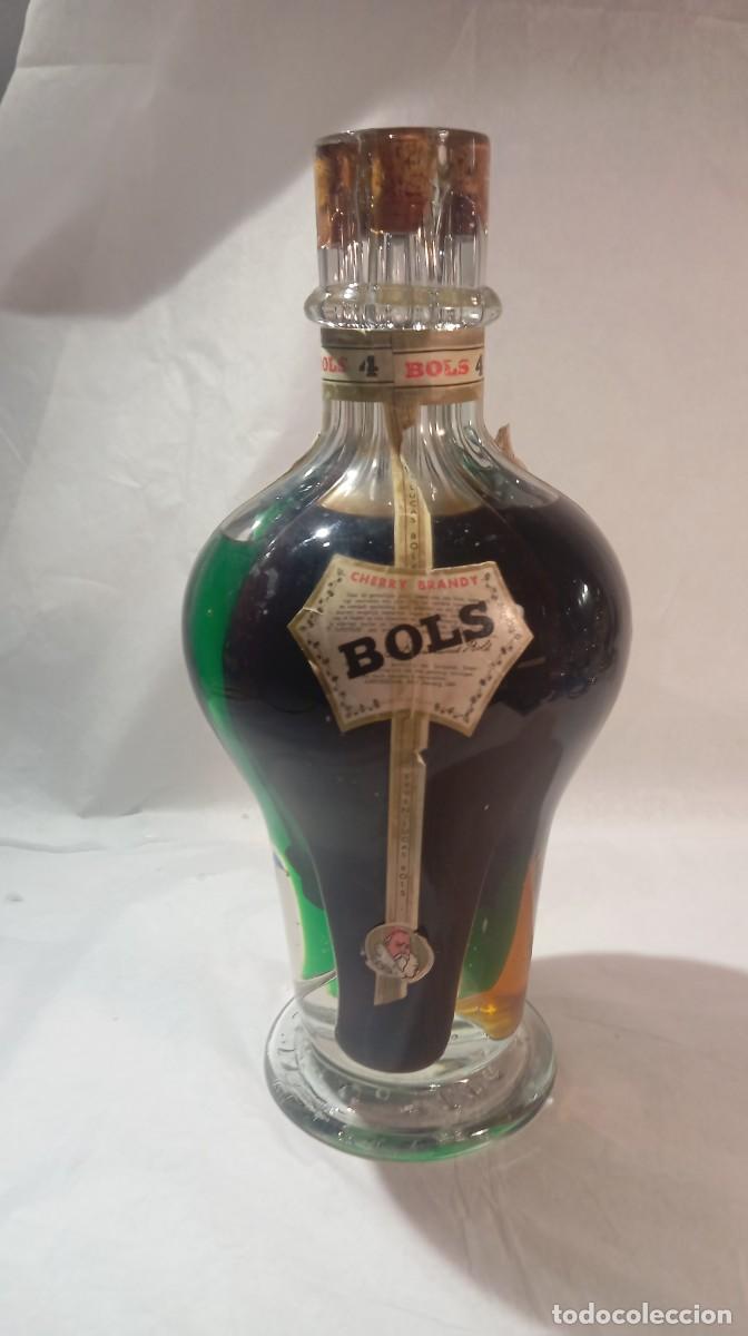 Coleccionismo de vinos y licores: Antig&uuml;edad Rara Botella 4 Bols 4 Licores 1950 Con Corchos Y Precintos Originales Coleccionismo