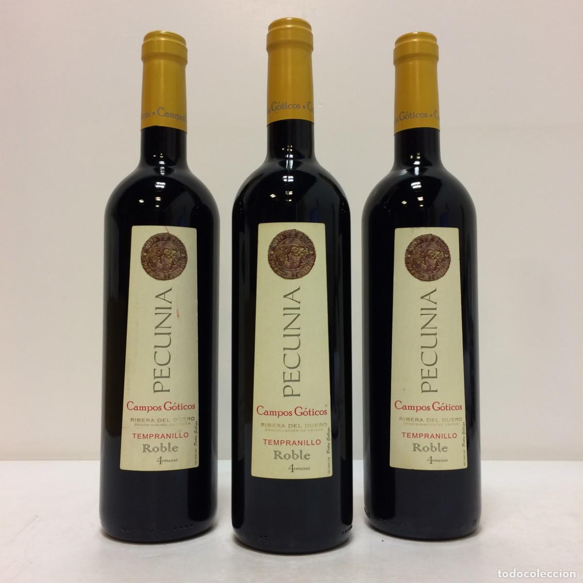 Coleccionismo de vinos y licores: Vino: 2006 Pecunia Tempranillo Roble 4 Meses, Campos Goticos (Ribera del Duero)