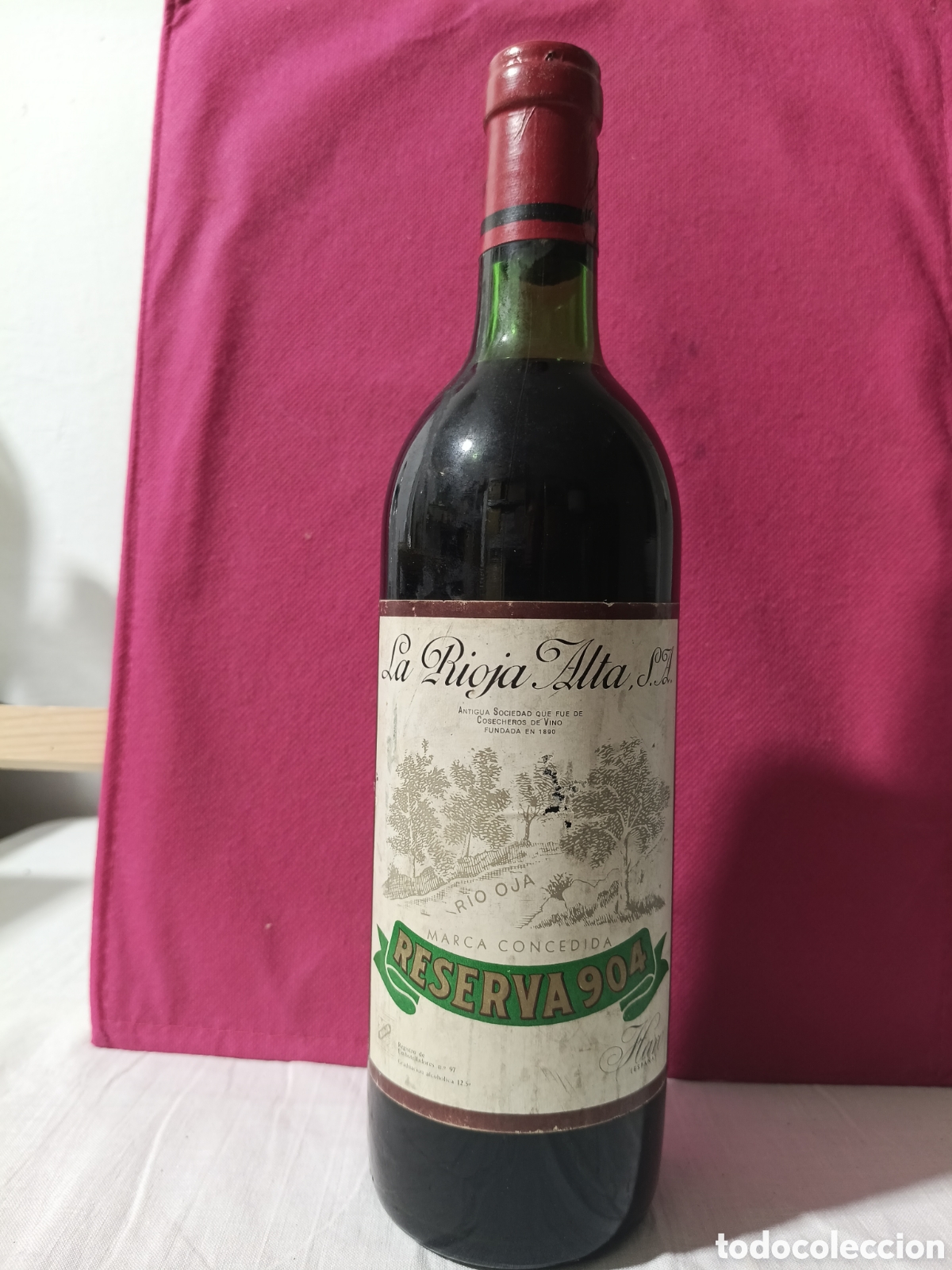 Coleccionismo de vinos y licores: VINO LA RIOJA ALTA. RESERVA 904. SERIE X. N&deg;1 de 5000. COLECCION. NO PONE A&Ntilde;ADA