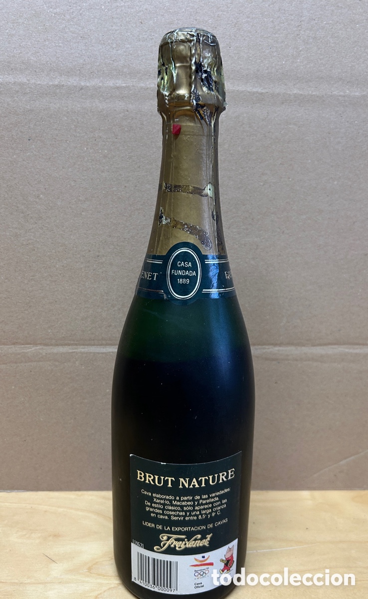 Coleccionismo de vinos y licores: BOTELLA FREIXENET BRUT NATURE VINTAGE 1986 &ndash; BARCELONA &rsquo;92