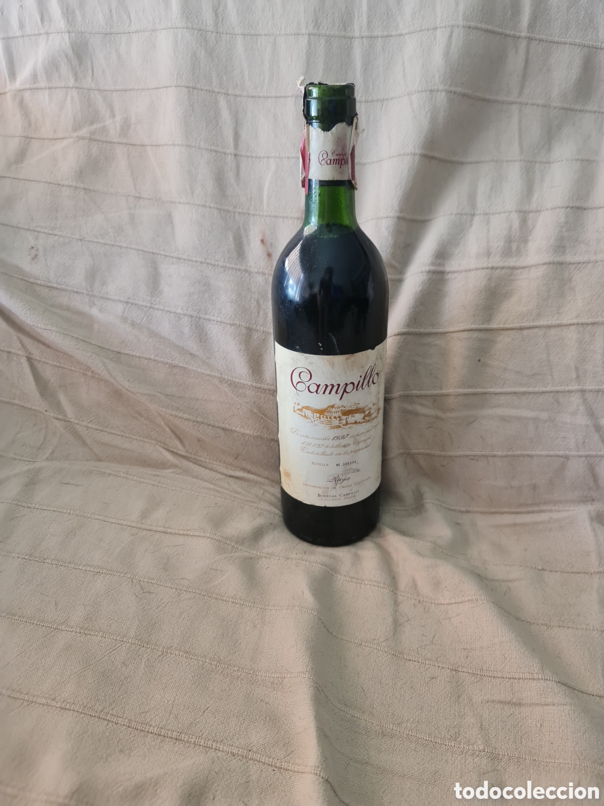 Coleccionismo de vinos y licores: Rioja Campillo Crianza 1997 - Colecci&oacute;n / Regalo Nacimiento