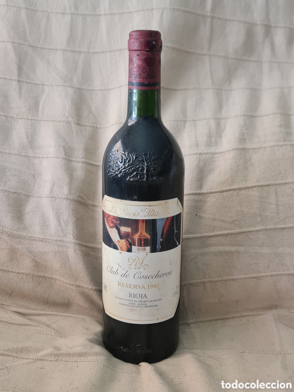 Coleccionismo de vinos y licores: LA RIOJA ALTA &ndash; CLUB DE COSECHEROS &ndash; RESERVA 1995