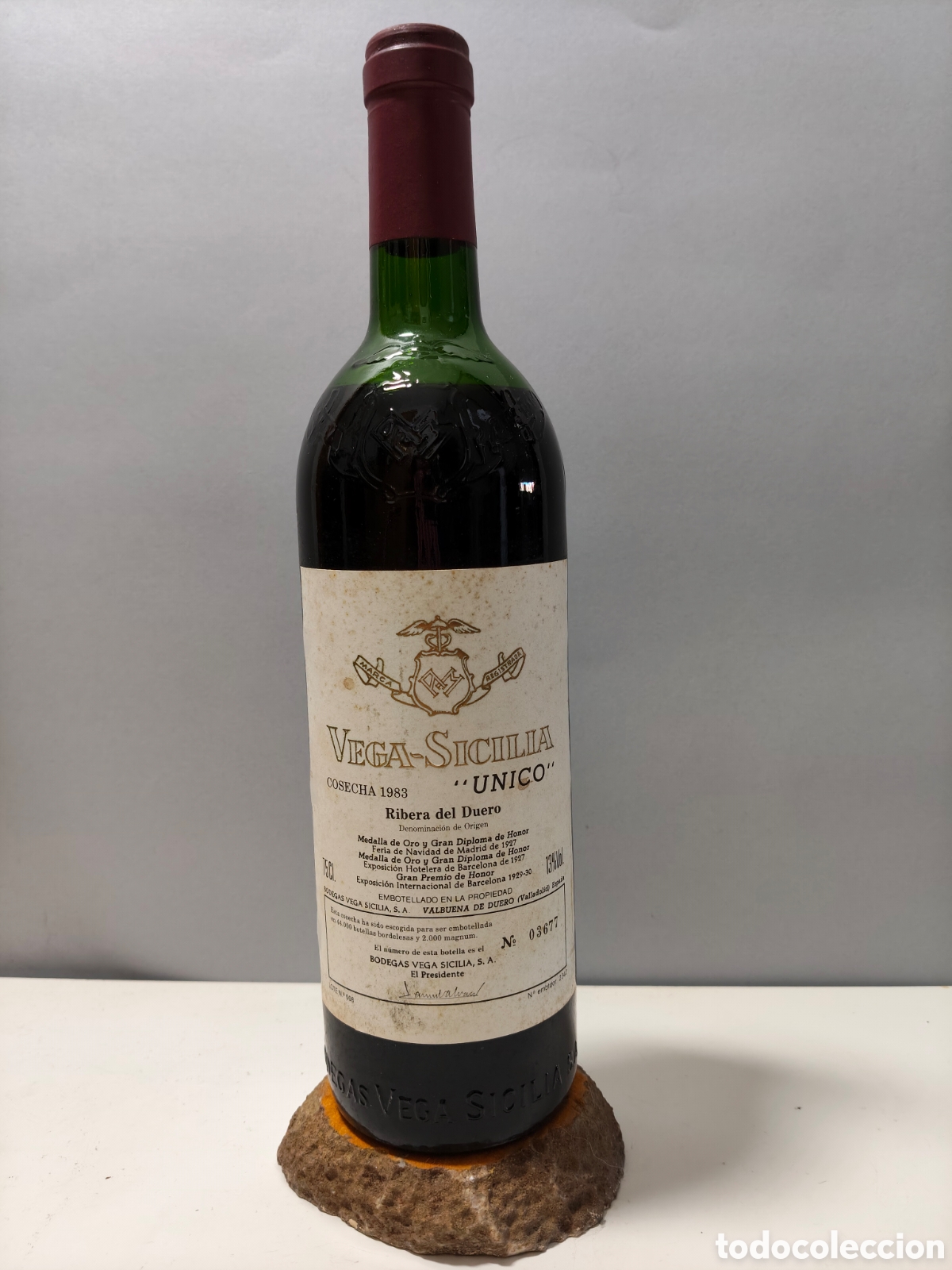 Coleccionismo de vinos y licores: Vega Sicilia &rdquo;UNICO&rdquo; 1983
