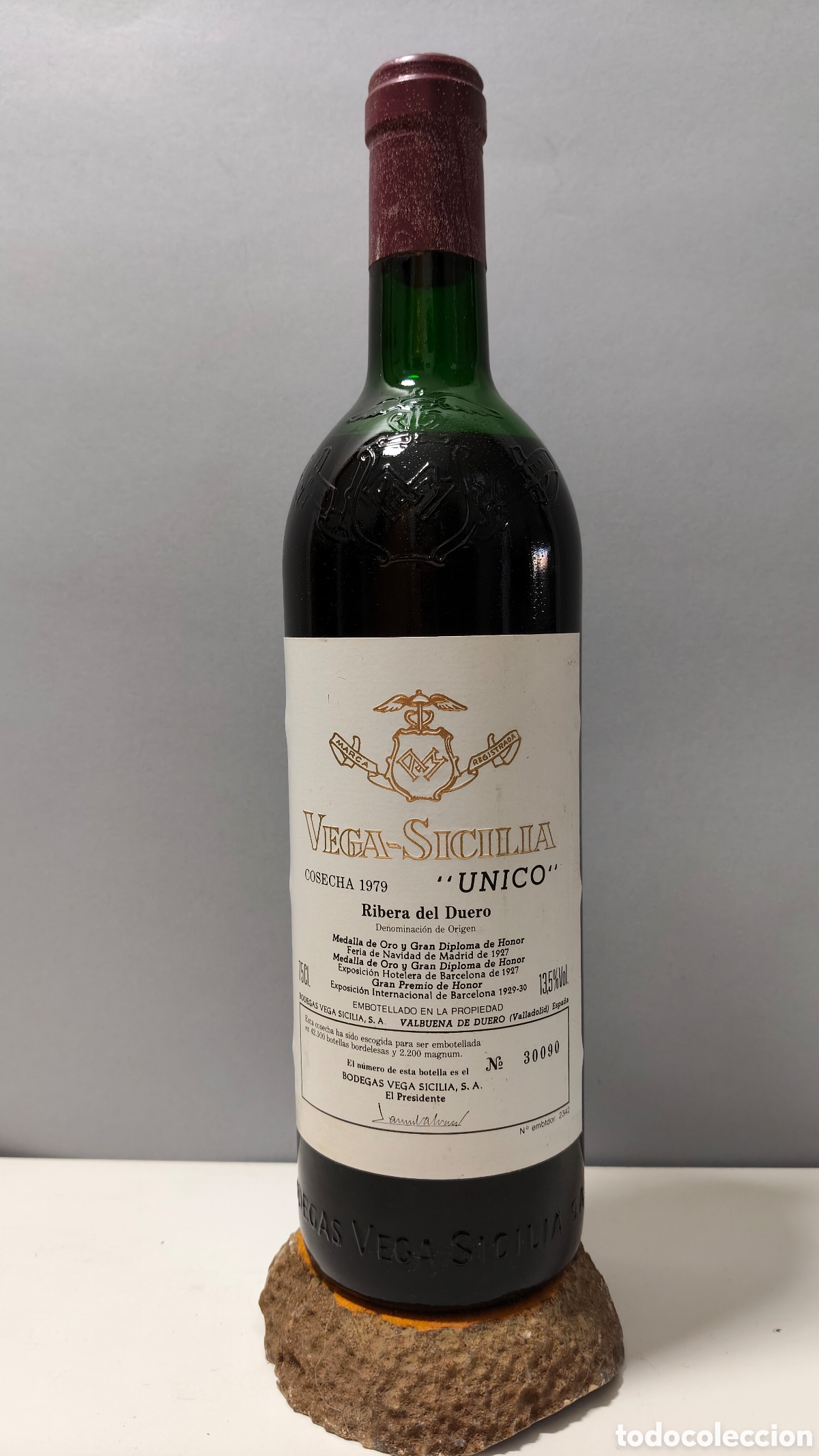 Coleccionismo de vinos y licores: Vega Sicilia &rdquo;UNICO&rdquo; 1979