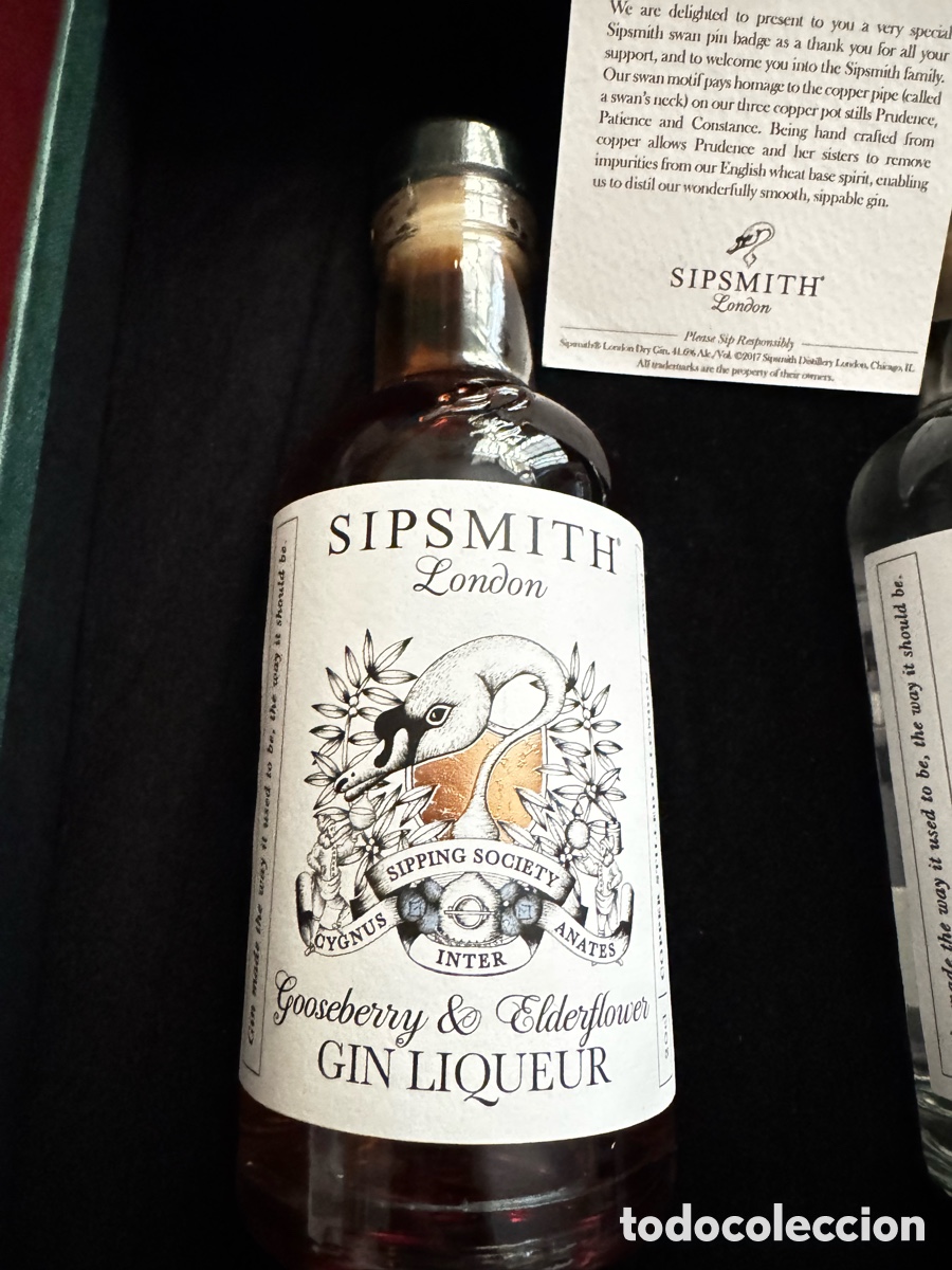 Coleccionismo de vinos y licores: SIPSMITH estuche coleccion. 2 botellas. - Foto 2