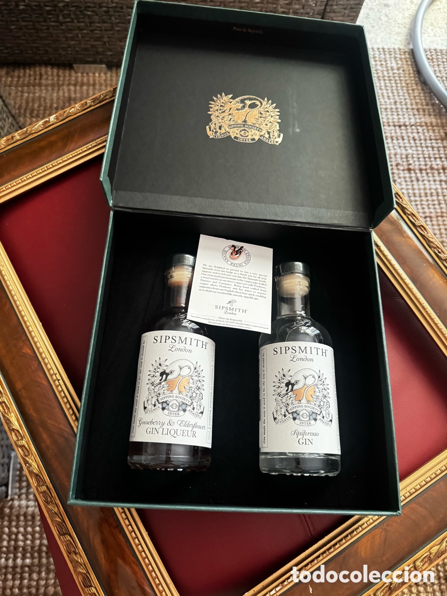 Coleccionismo de vinos y licores: SIPSMITH estuche coleccion. 2 botellas.