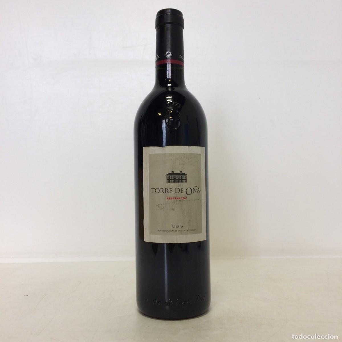 Coleccionismo de vinos y licores: Vino: 2007 Torre de O&ntilde;a Reserva, Torre de O&ntilde;a, S.A. (Rioja)