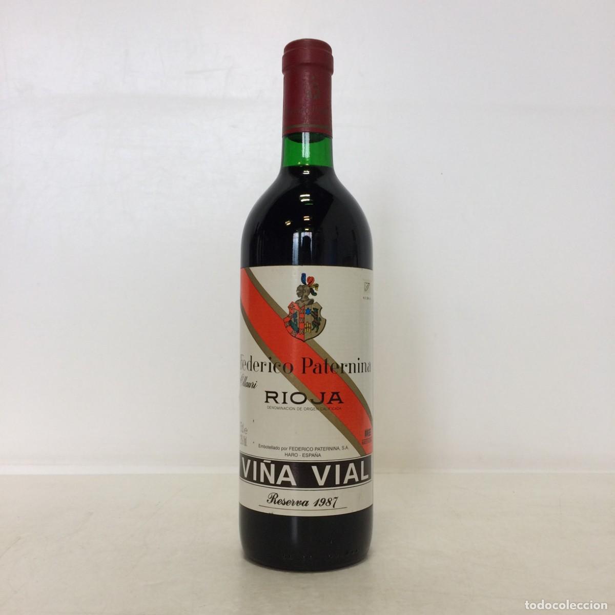 Coleccionismo de vinos y licores: Vino: 1987 Federico Paternina Vi&ntilde;a Vial Reserva (Banda Roja), Federico Paternina (Rioja)