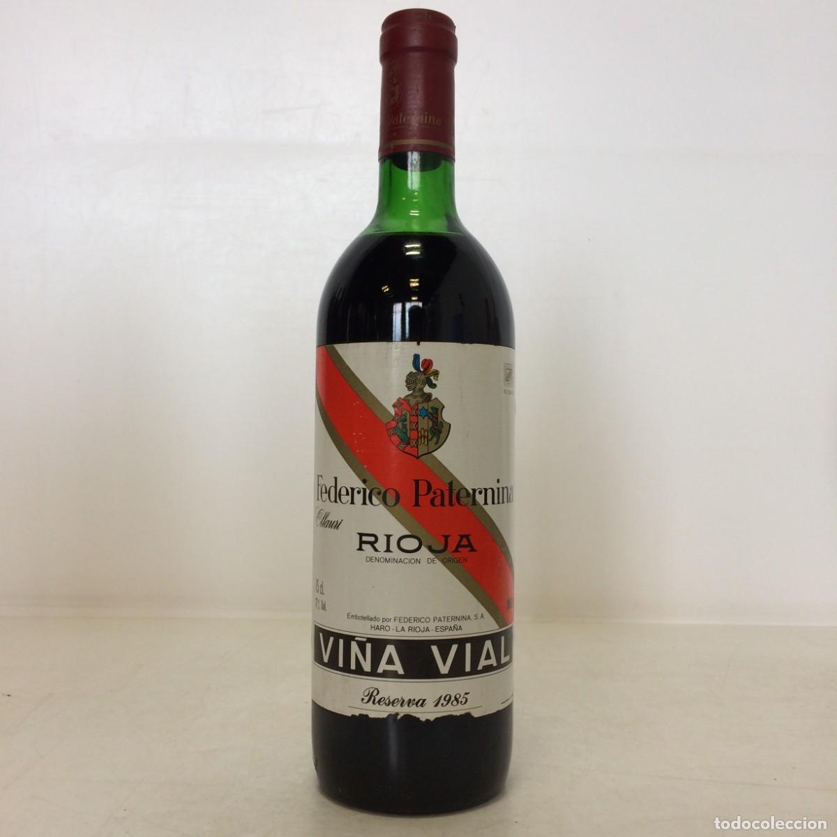 Coleccionismo de vinos y licores: Vino: 1985 Federico Paternina Vi&ntilde;a Vial Reserva (Banda Roja), Federico Paternina (Rioja)