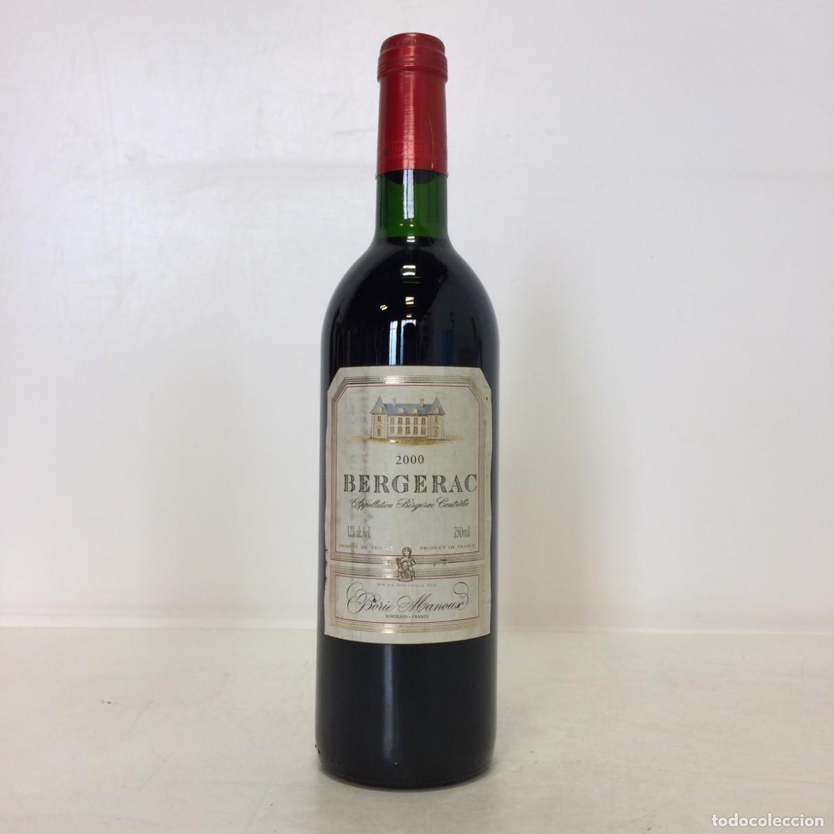Coleccionismo de vinos y licores: Vino: 2000 Bergerac, Borie Manoux (Bergerac, Francia)
