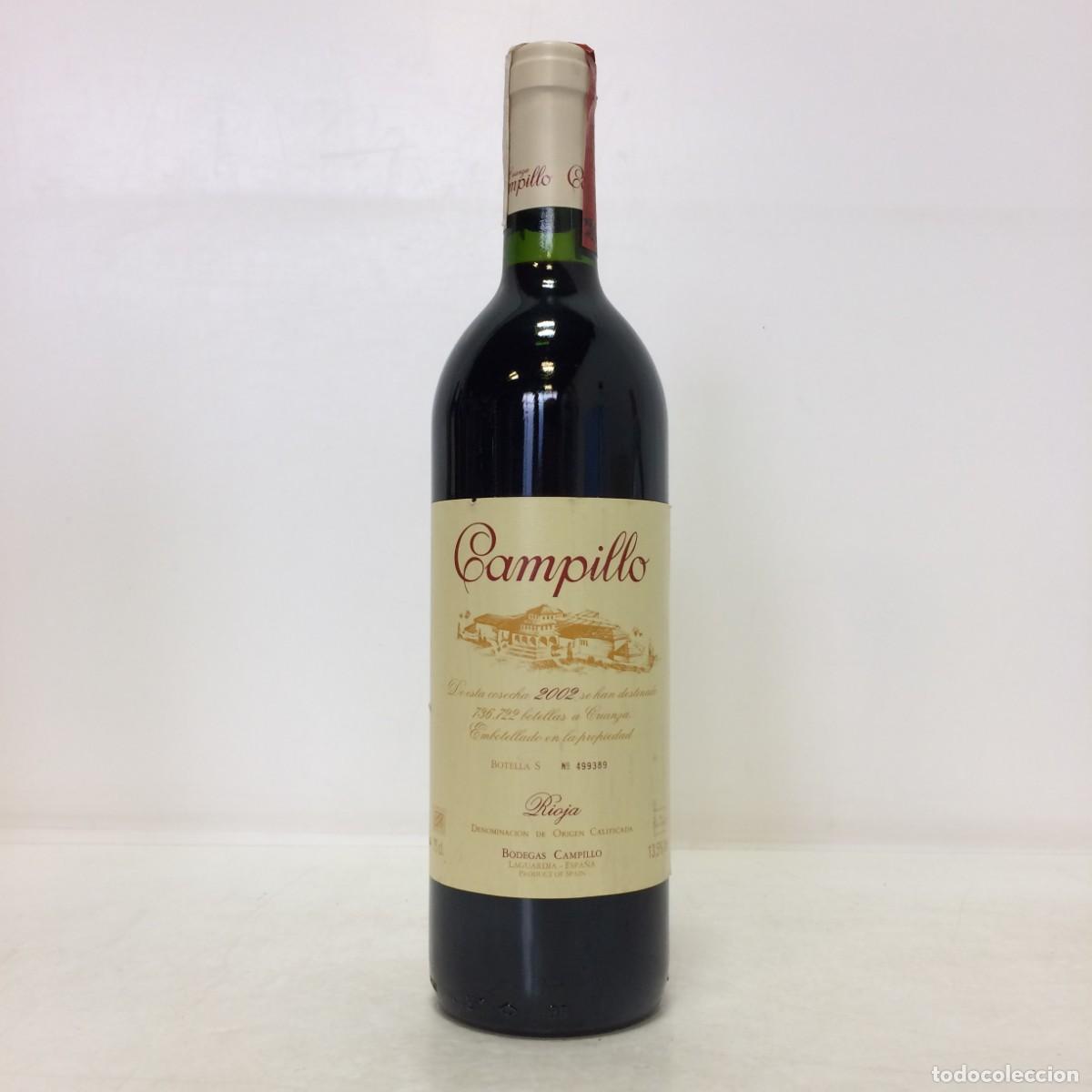 Coleccionismo de vinos y licores: Vino: 2002 Campillo Crianza, Bodegas Campillo (Rioja)