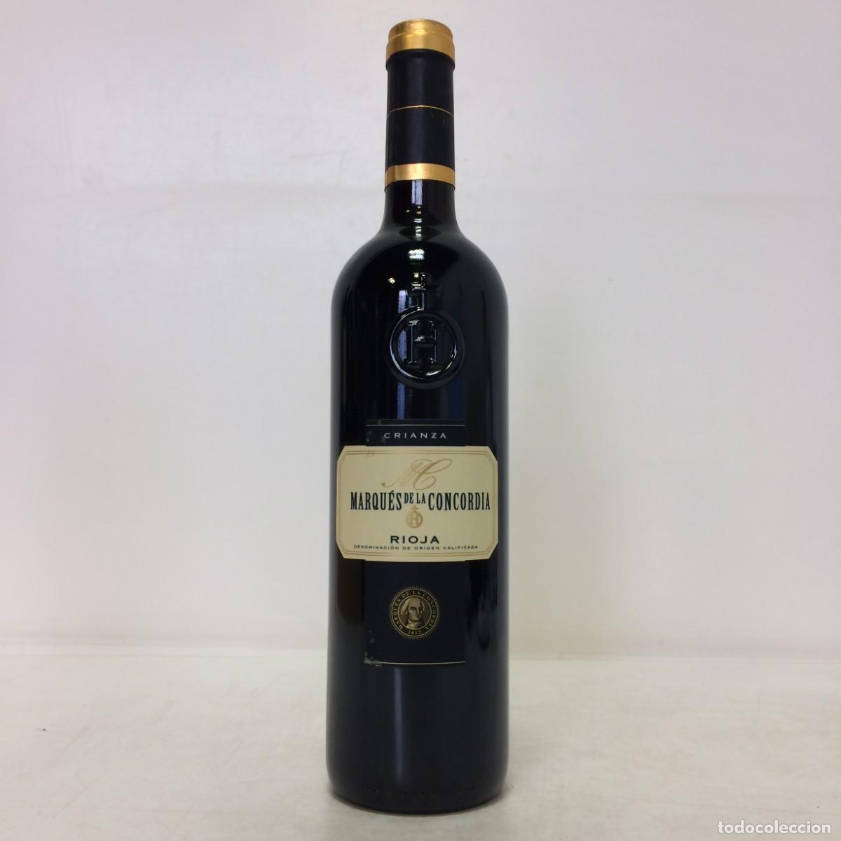 Coleccionismo de vinos y licores: Vino: 2001 Marques de la Concordia Crianza, Haciendas Marques de la Concordia (Rioja)