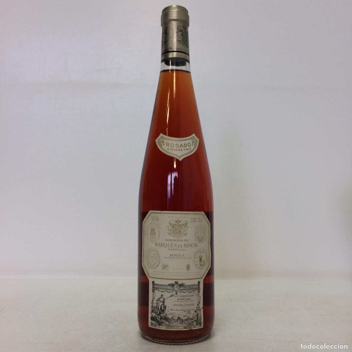 Coleccionismo de vinos y licores: Vino Rosado: 2003 Marques de Riscal Rosado, Herederos del Marques de Riscal (Rioja)