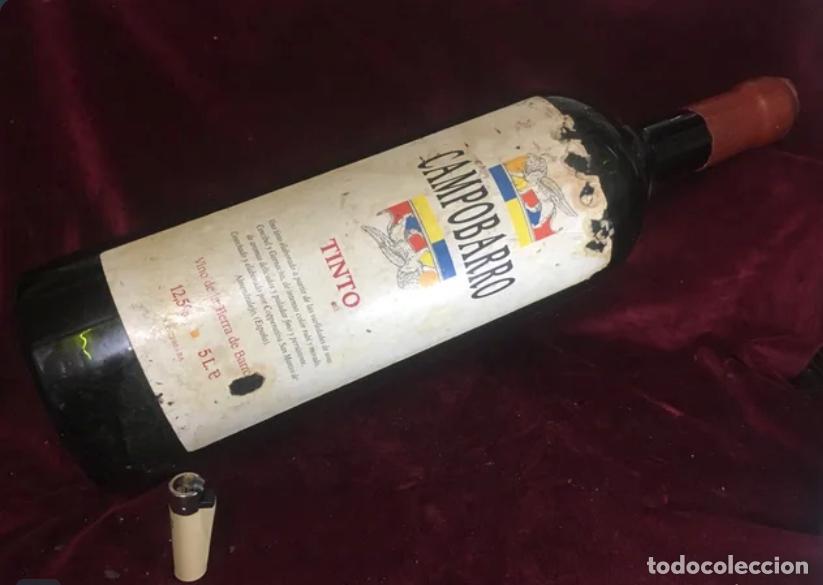 Coleccionismo de vinos y licores: Gran botella de vino. 5L (vacia)
