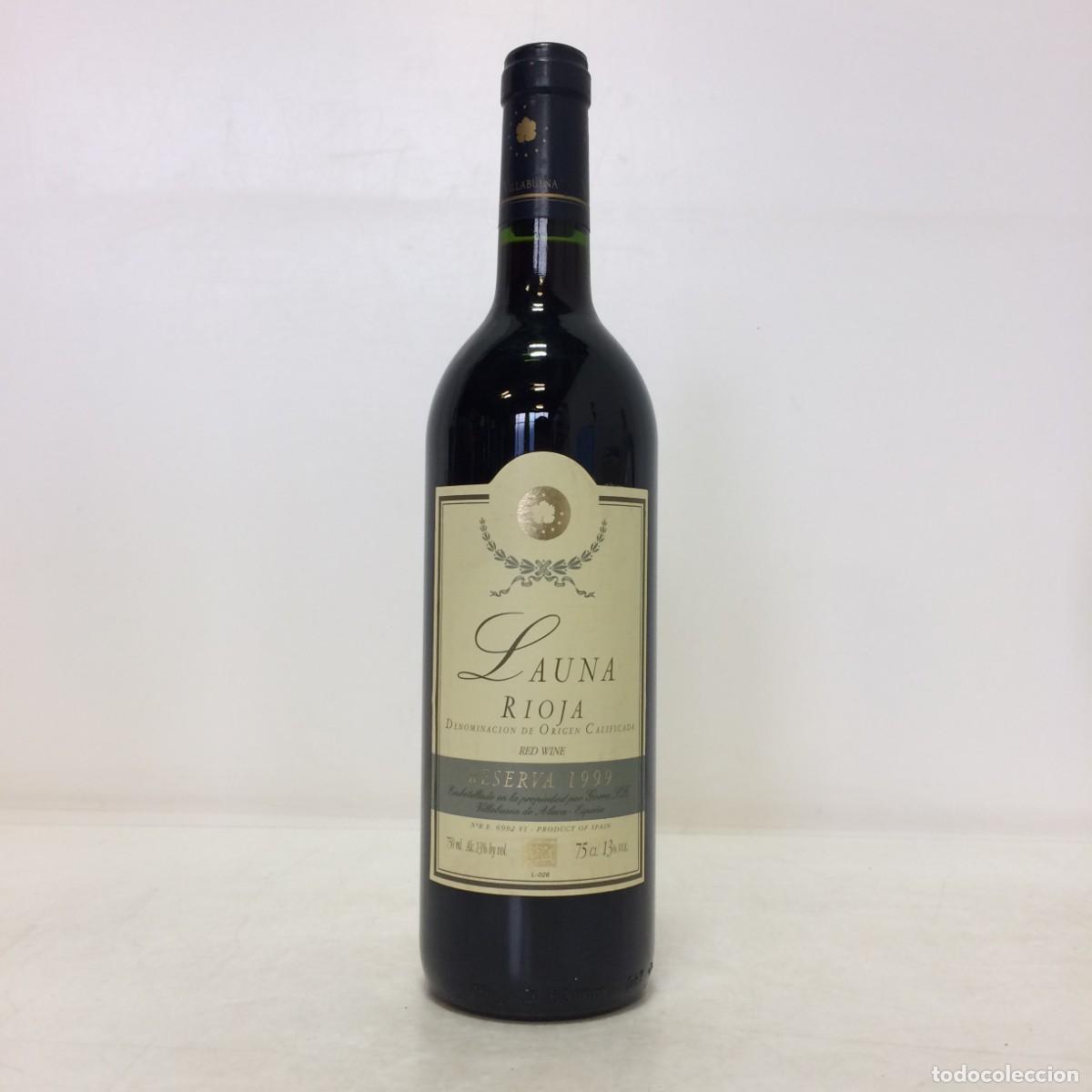 Coleccionismo de vinos y licores: Vino: 1999 Launa Reserva, Gorra S.L. (Rioja)