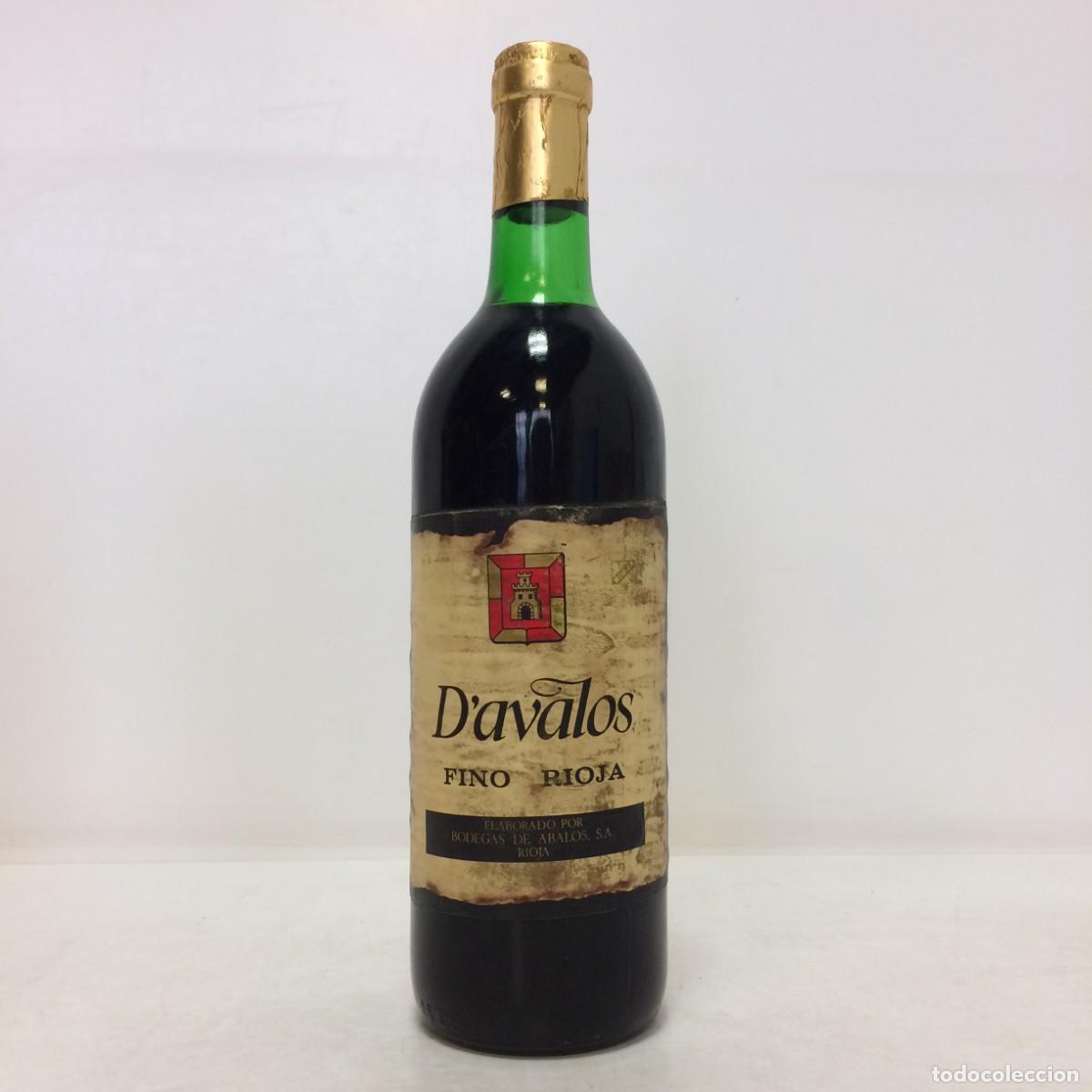 Coleccionismo de vinos y licores: Vino: N.V. D'Avalos Fino, Bodegas De Abalos (Rioja)