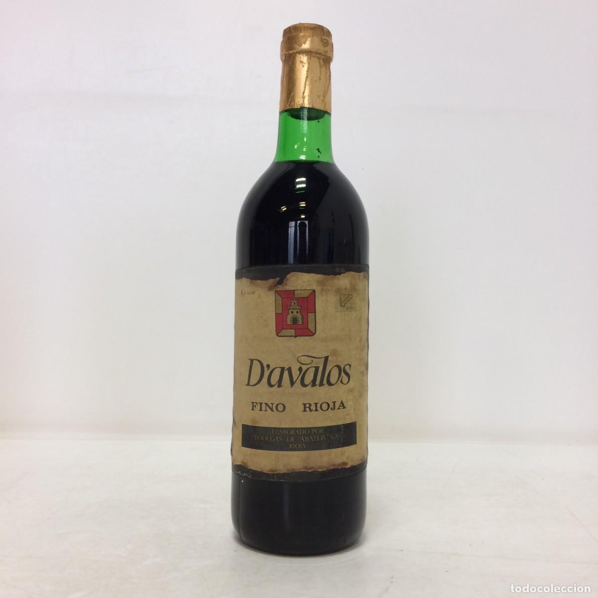 Coleccionismo de vinos y licores: Vino: N.V. D'Avalos Fino, Bodegas De Abalos (Rioja)
