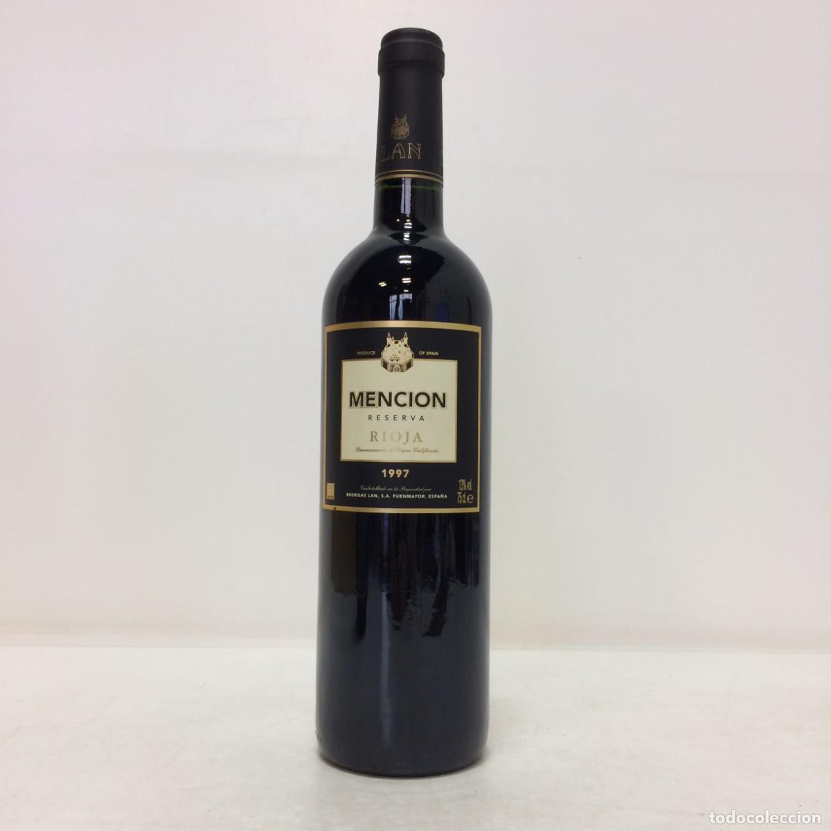 Coleccionismo de vinos y licores: Vino: 1997 Mencion Reserva, Bodegas Lan (Rioja)