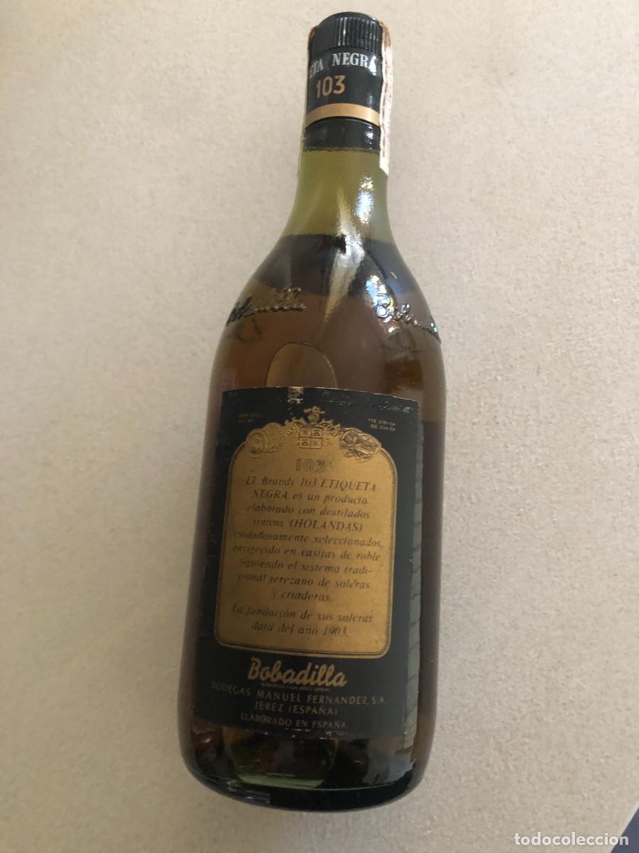 Coleccionismo de vinos y licores: Brandy Extra Bobadilla 103 - Foto 2