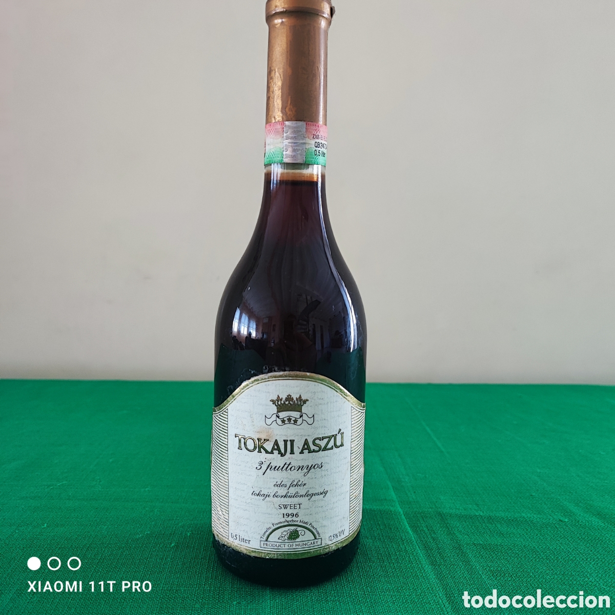 Coleccionismo de vinos y licores: Botella Tokaji Asz&uacute; 3 puttonyos sweet 1996.