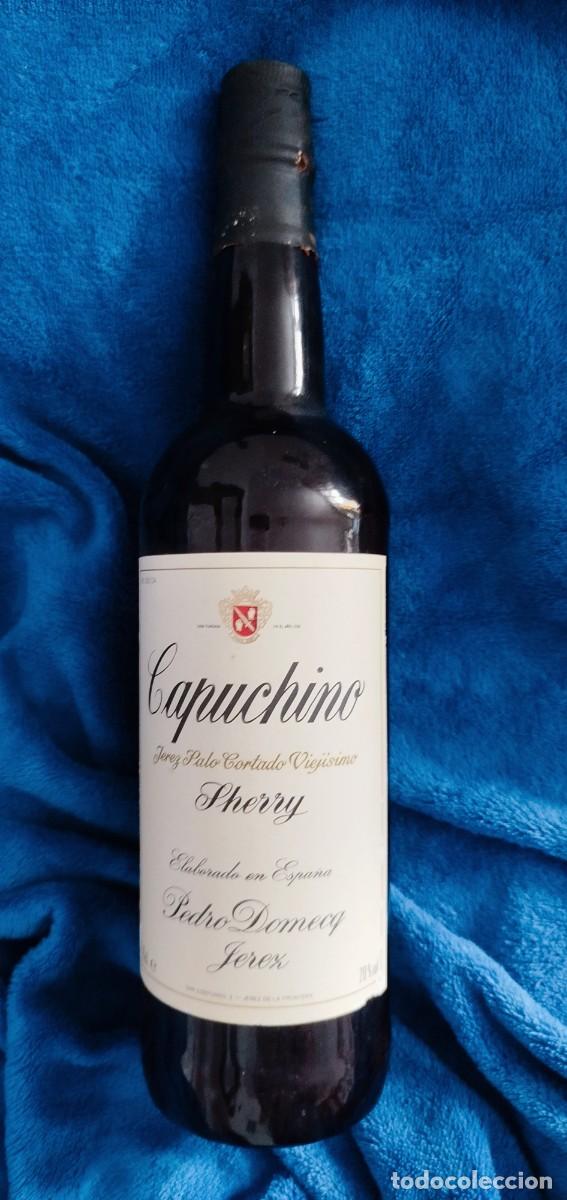 Coleccionismo de vinos y licores: Botella antigua Capuchino Palo Cortado Viejisimo Sherry Pedro Domecq Jerez 75cl. Precinto original