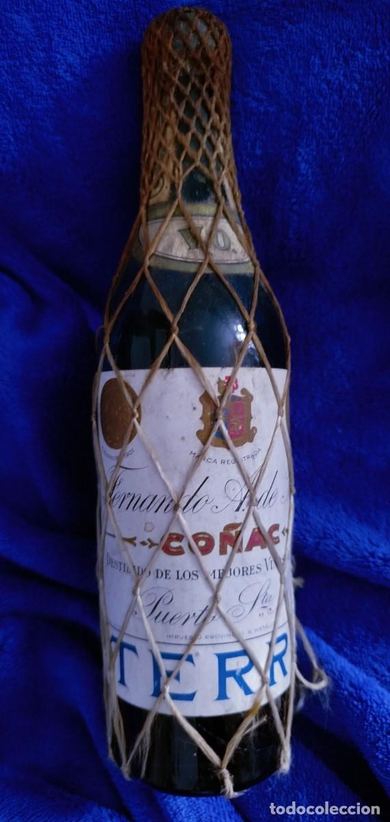 Coleccionismo de vinos y licores: Fernando A. de Terry - Co&ntilde;ac V.O. - Puerto de Santa Mar&iacute;a*