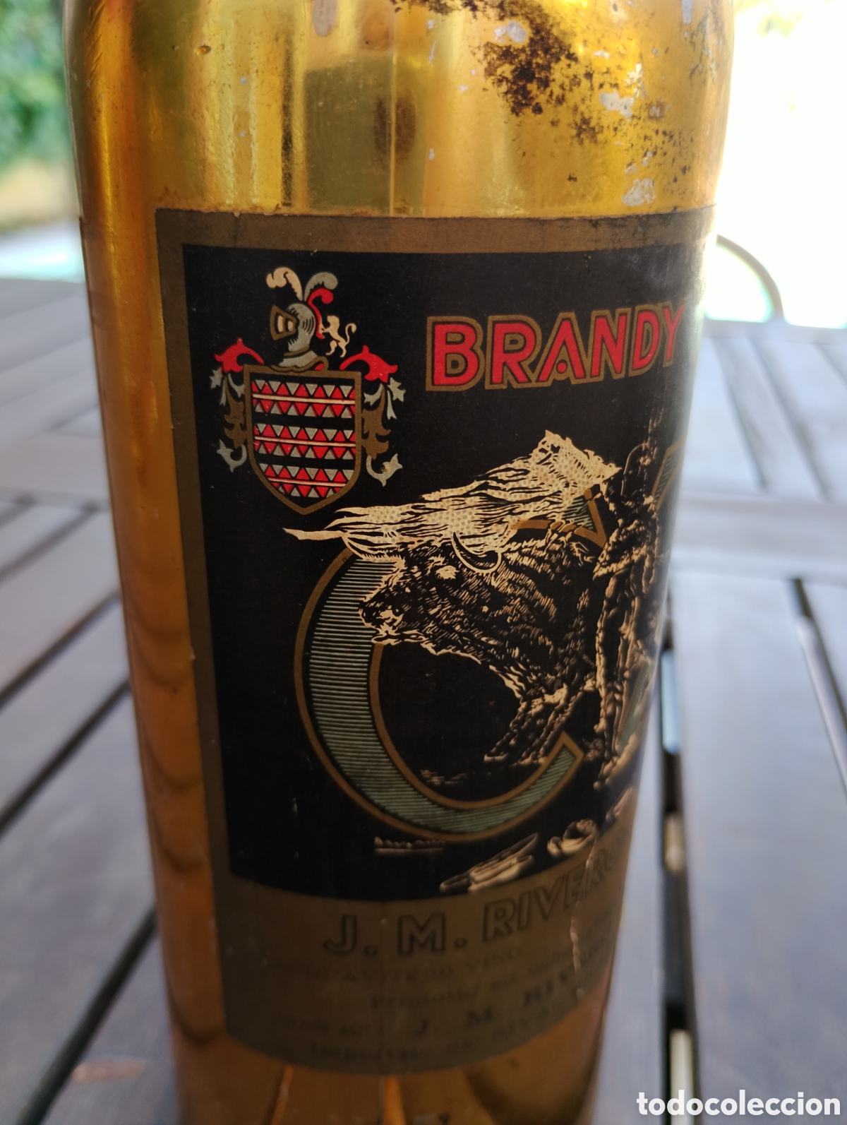 Coleccionismo de vinos y licores: Brandy Rafael precintada - Foto 2