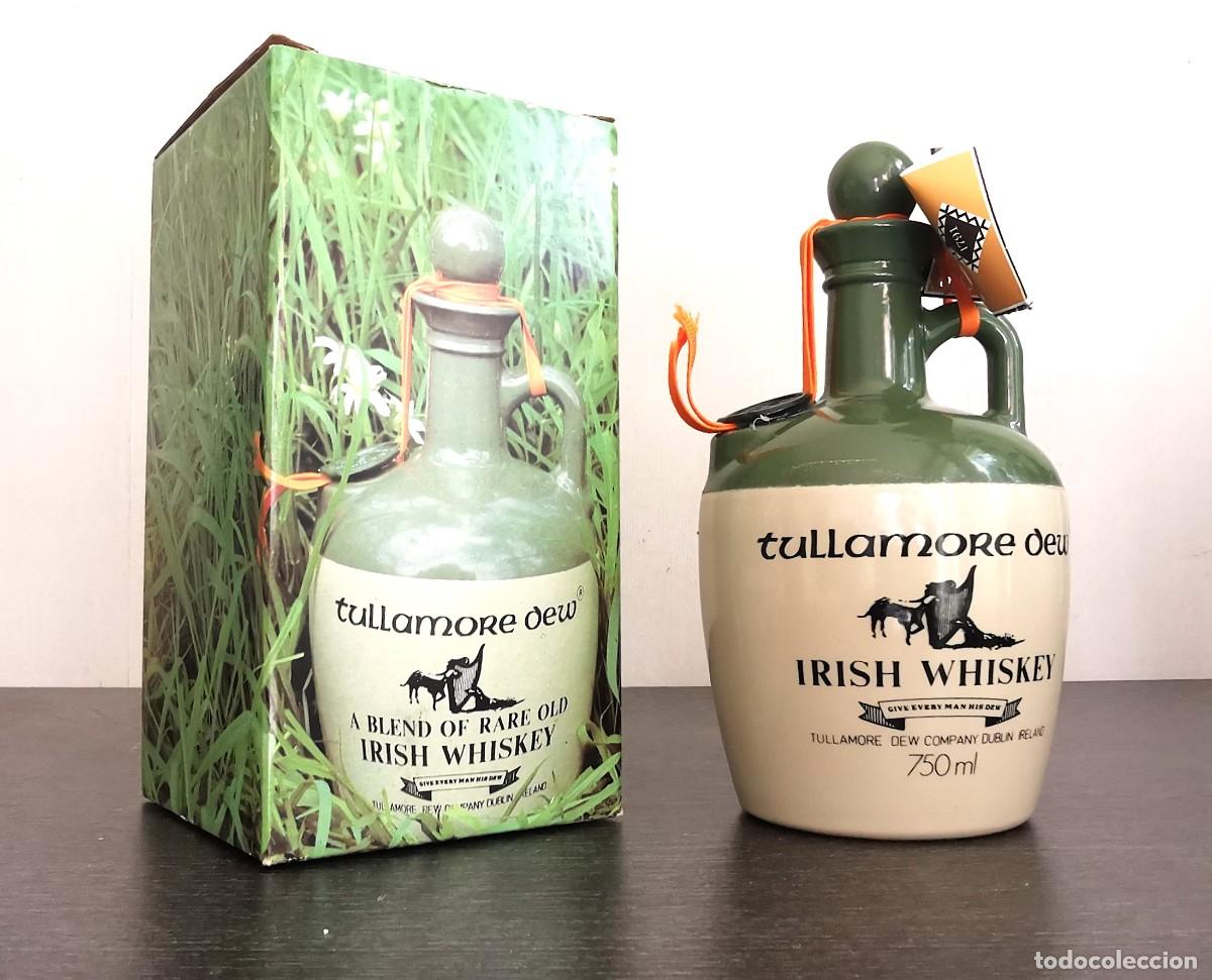 Coleccionismo de vinos y licores: Irish Whisky Tullamore Dew Ann&eacute;es 80