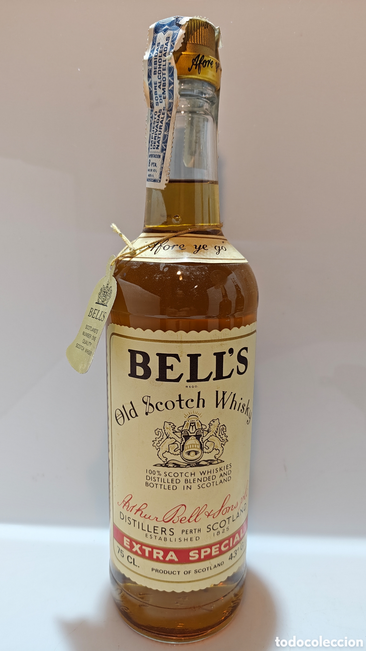 Coleccionismo de vinos y licores: Bell's Old Scotch Whisky Extra Special (Arthur Bell & Sons, Perth, Escocia)