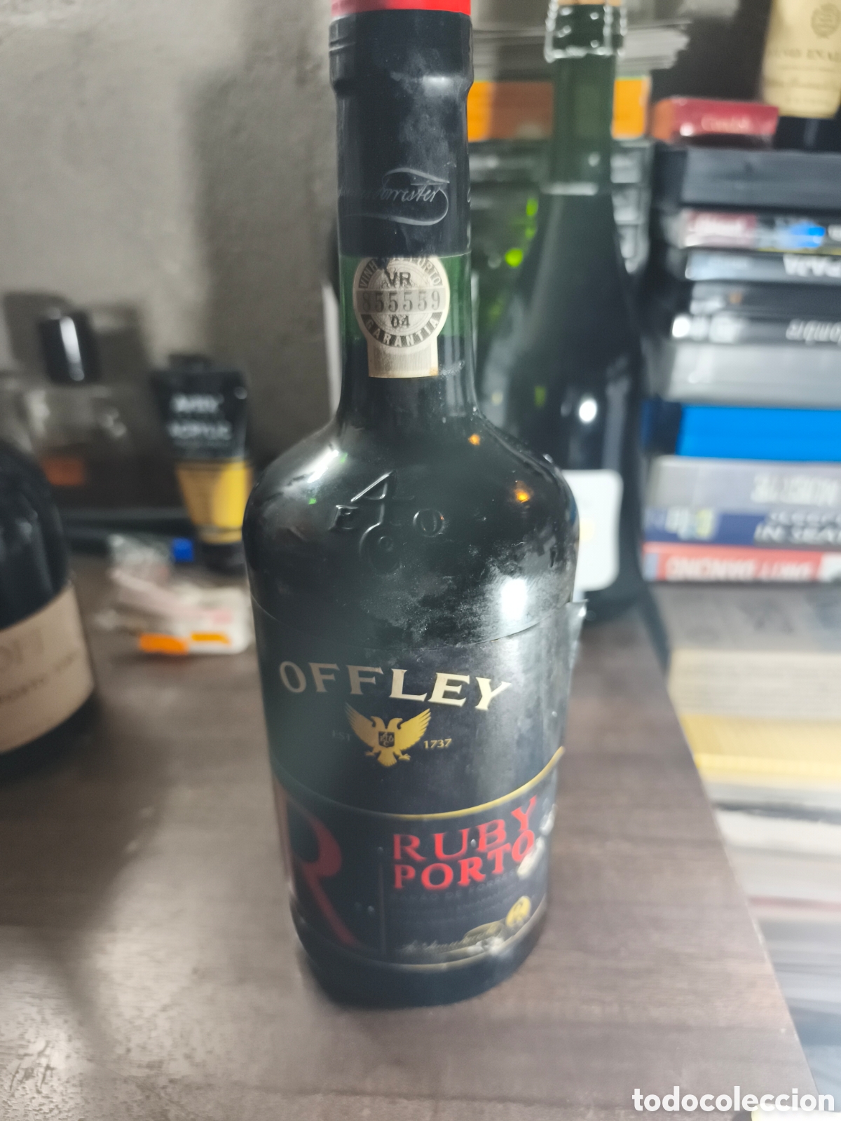 Coleccionismo de vinos y licores: A tigua botella de vino de Oporto