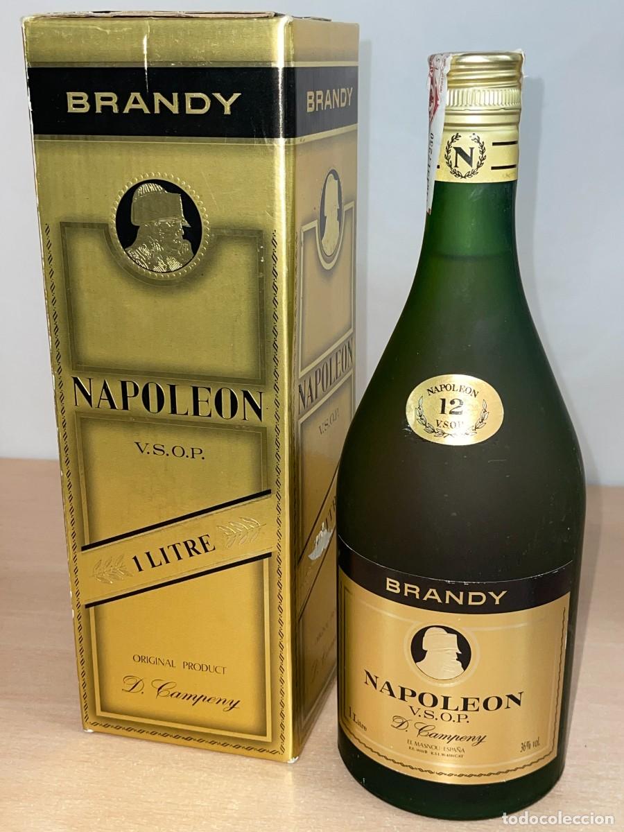 Coleccionismo de vinos y licores: Antigua Botella Brandy NAPOLEON 12 V.S.O.P. Original Product D. Campeny El Masnou 1 Litre