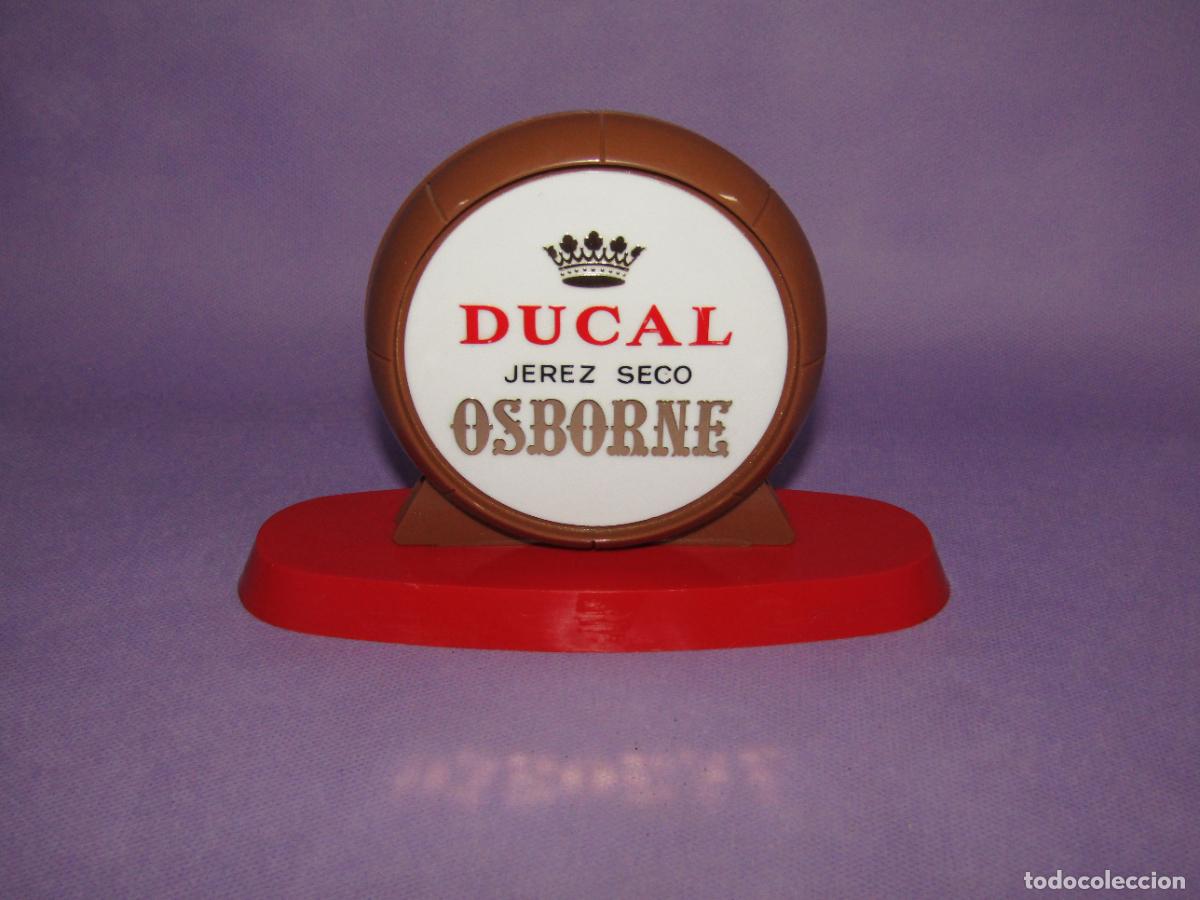 Coleccionismo de vinos y licores: Antiguo Servilletero Publicidad de DUCAL Jerez Seco de OSBORNE Fabricado por ESYMO Barcelona