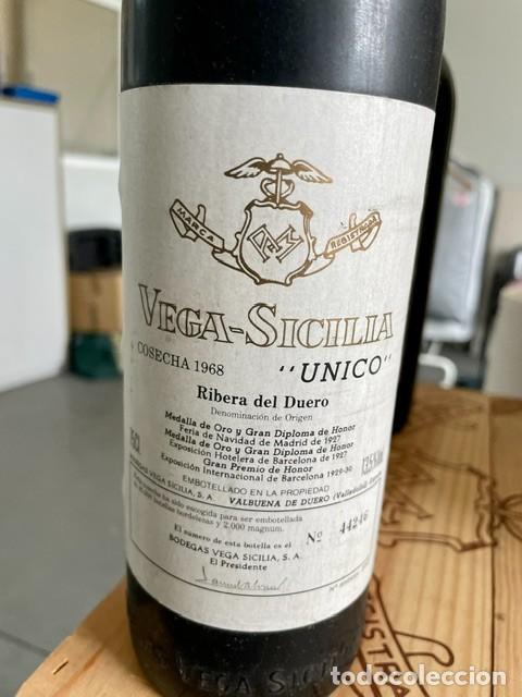 Coleccionismo de vinos y licores: VEGA SICILIA UNICO 1968 - 1 botella 75 cc.