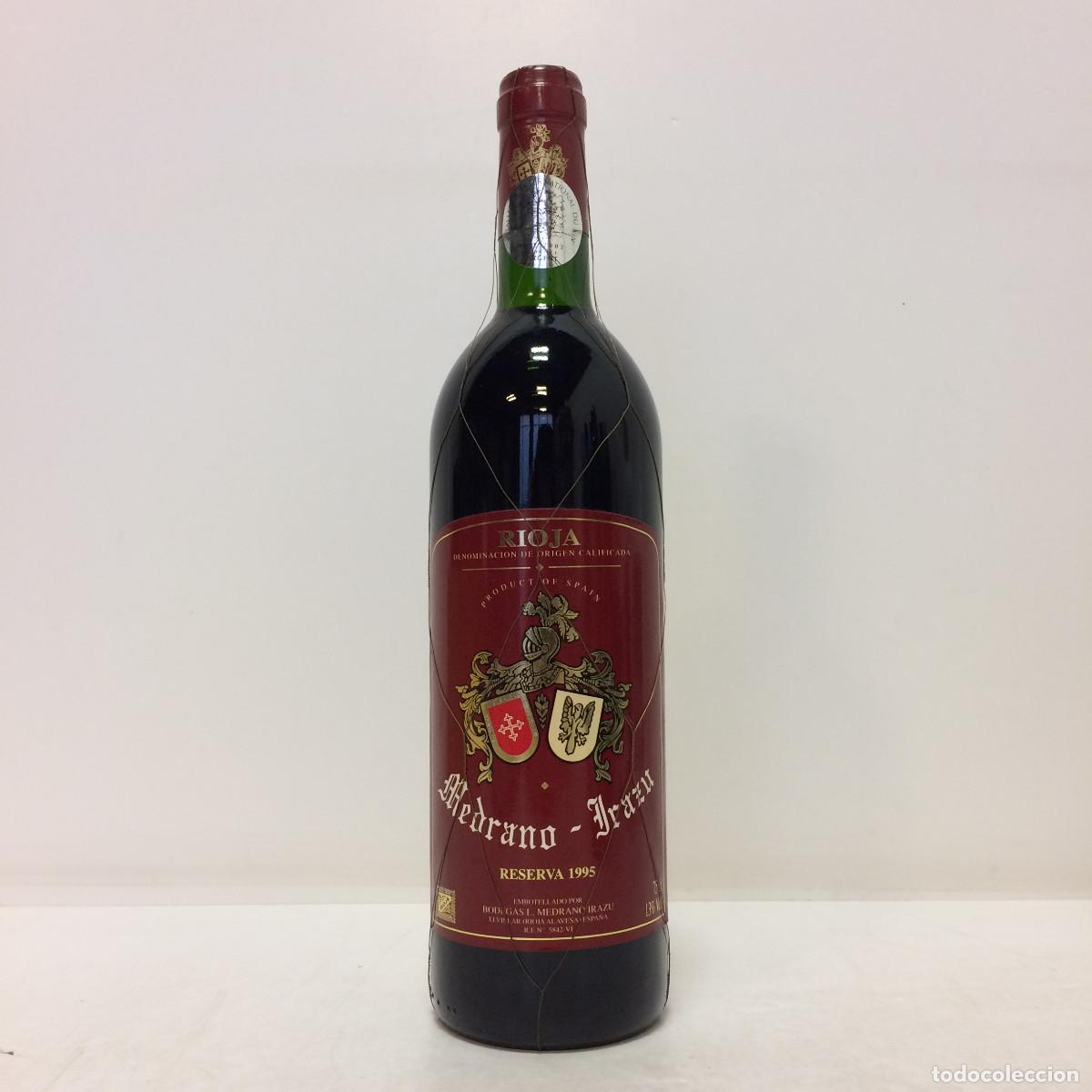 Coleccionismo de vinos y licores: Vino: 1995 Medrano - Irazu Reserva, Bodegas L. Madrano Irazu (Rioja)
