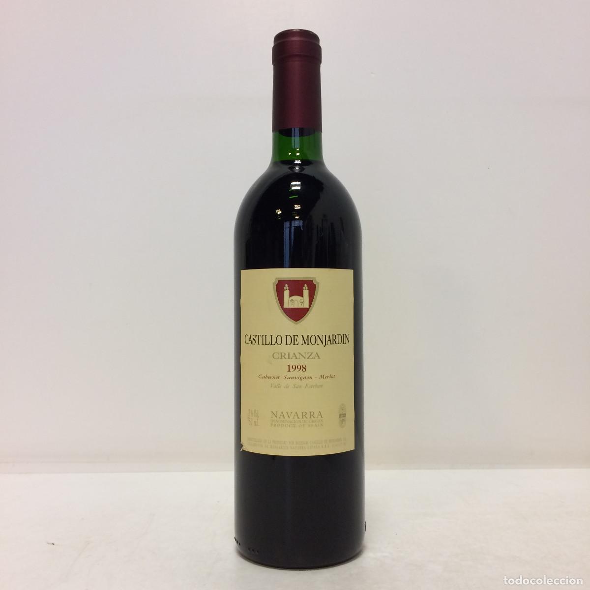 Coleccionismo de vinos y licores: Vino: 1998 Castillo de Monjardin Crianza, Cabernet Sauvignon - Merlot (Navarra)