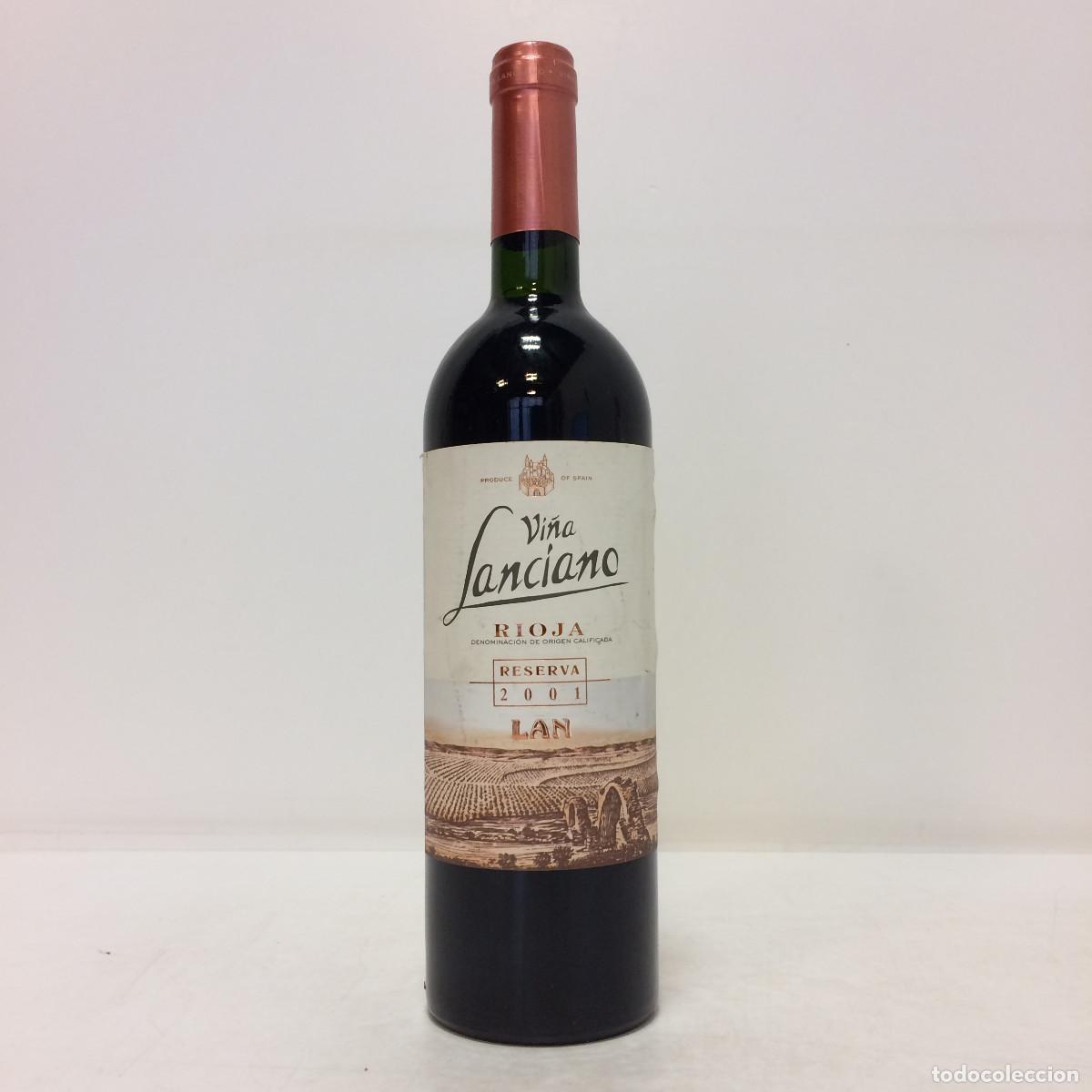 Coleccionismo de vinos y licores: Vino: 2001 Vi&ntilde;a Lancino Reserva, Bodegas Lan (Rioja)