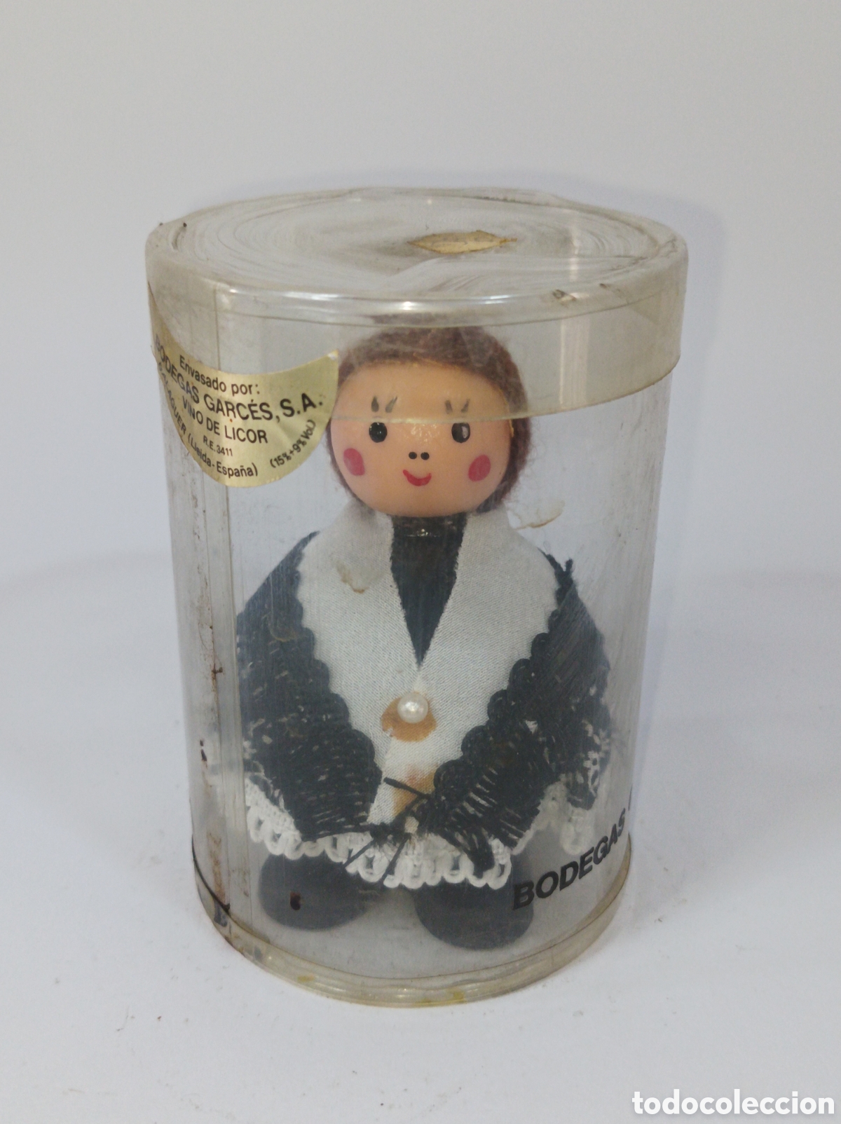 Coleccionismo de vinos y licores: VINO DE LICOR. MINIATURA BODEGAS GARCES. ARTESAN&Iacute;A BOTELL&Iacute;N ANTIGUO.