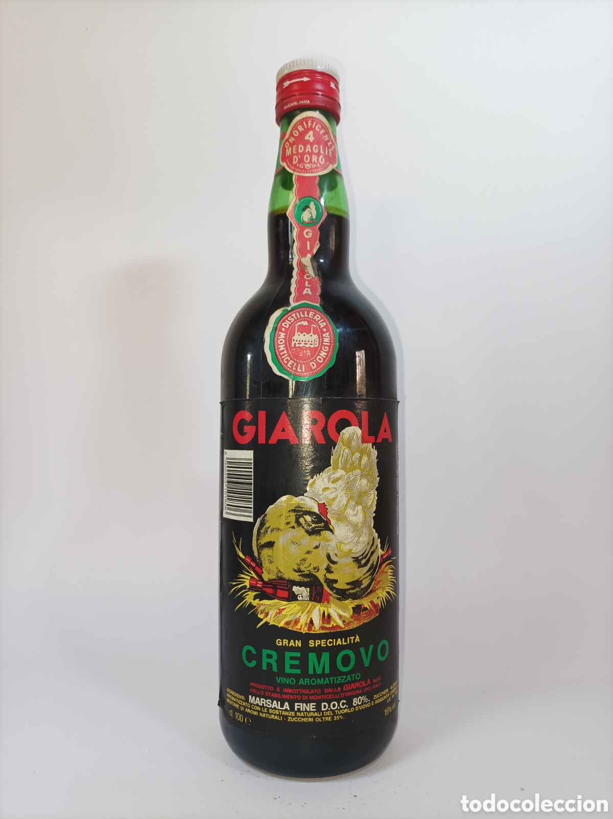 Coleccionismo de vinos y licores: APERITIVO GIAROLO. CREMOVO. BOTELLA ANTIGUA LICOR.