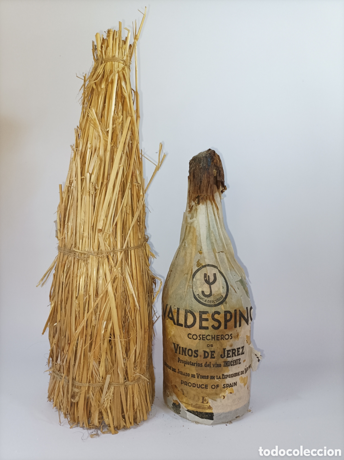 Coleccionismo de vinos y licores: BRANDY VALDESPINO. BOTELLA VAC&Iacute;A. VER FOTOS.