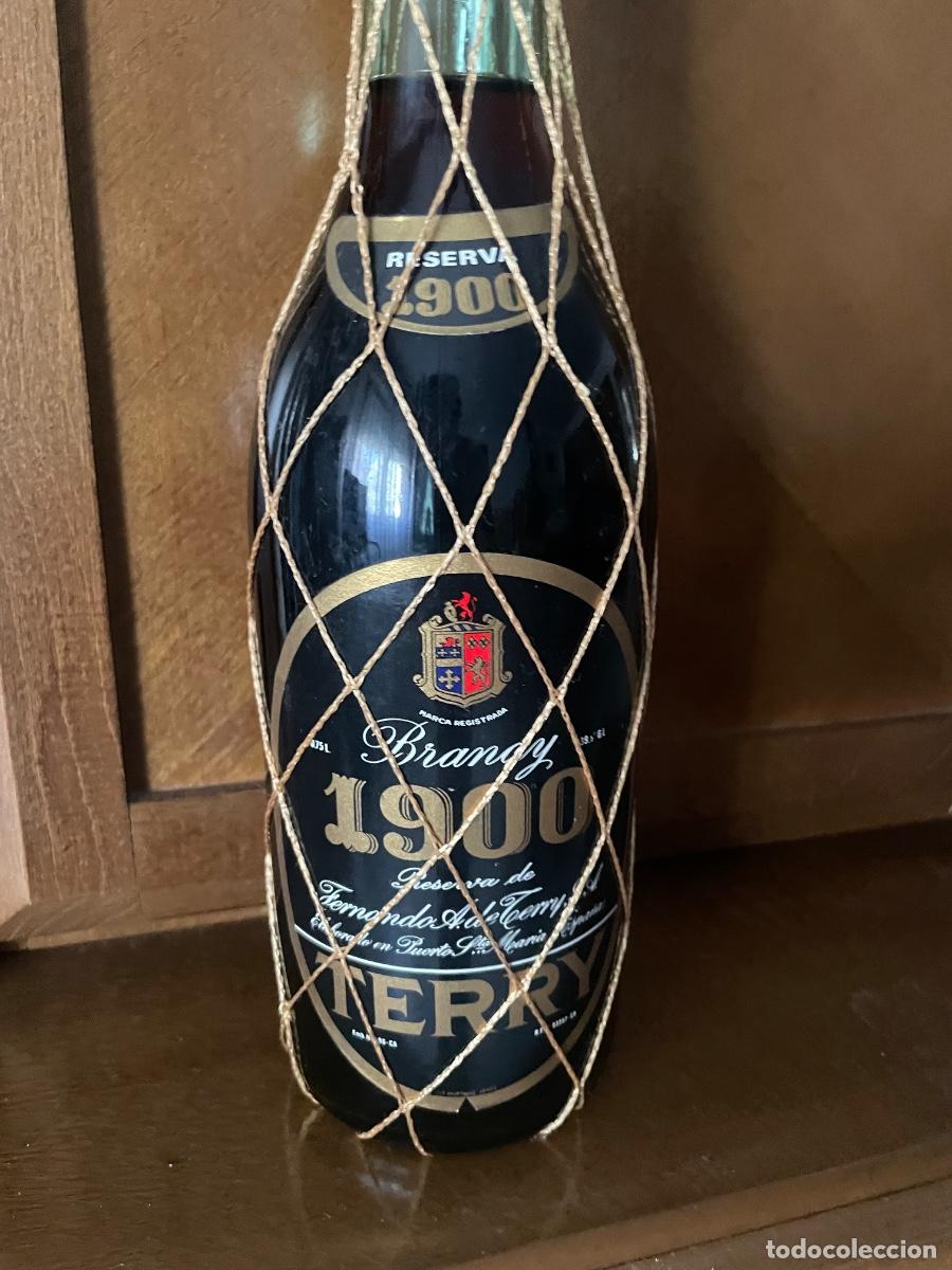 Coleccionismo de vinos y licores: Botella Brandy 1900 Terry