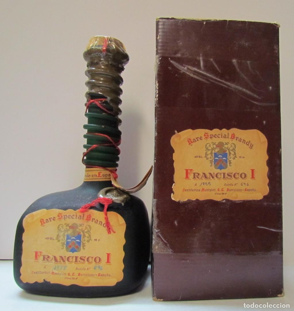 Coleccionismo de vinos y licores: 1 x Brandy Francisco I