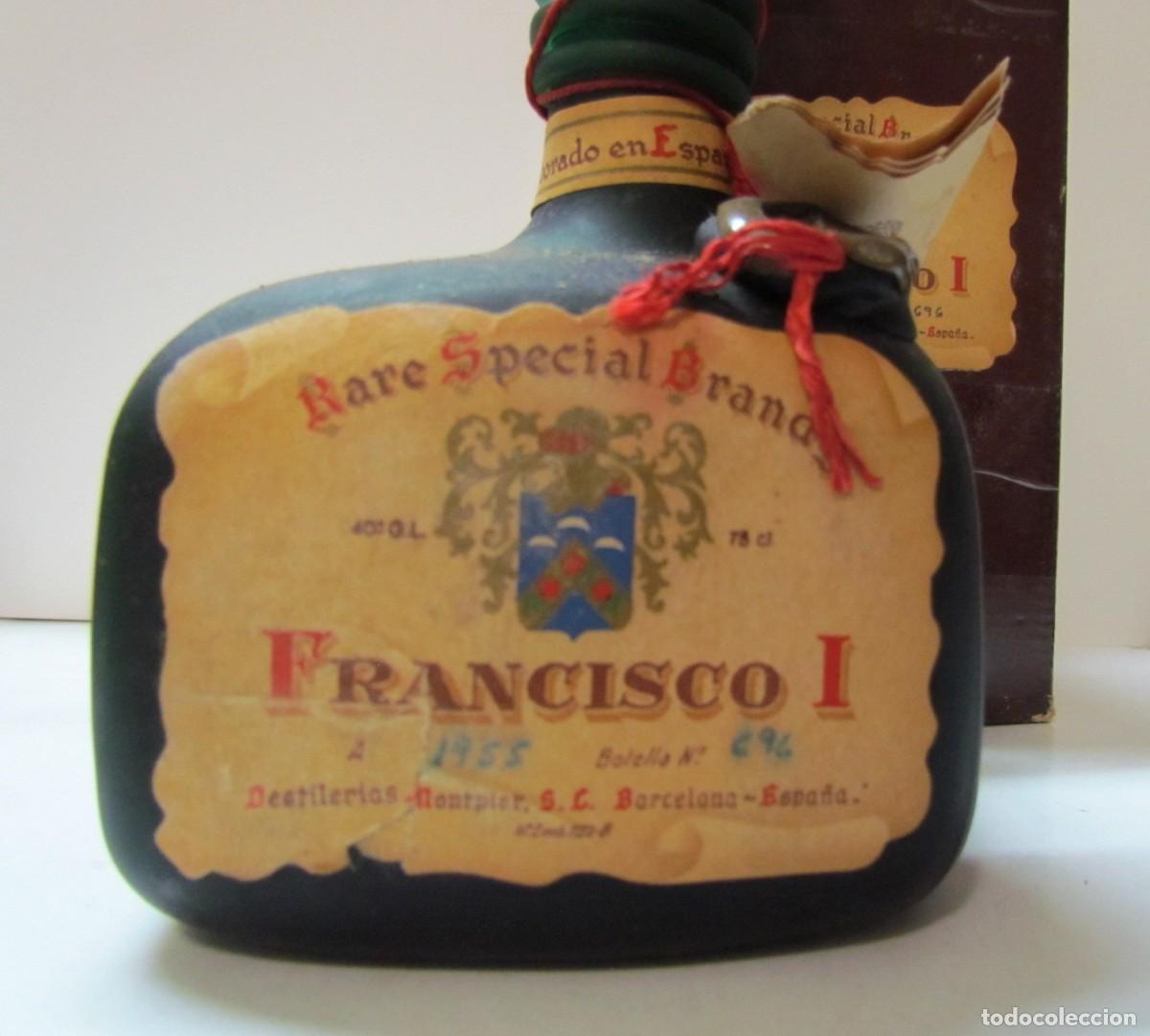 Coleccionismo de vinos y licores: 1 x Brandy Francisco I - Foto 2