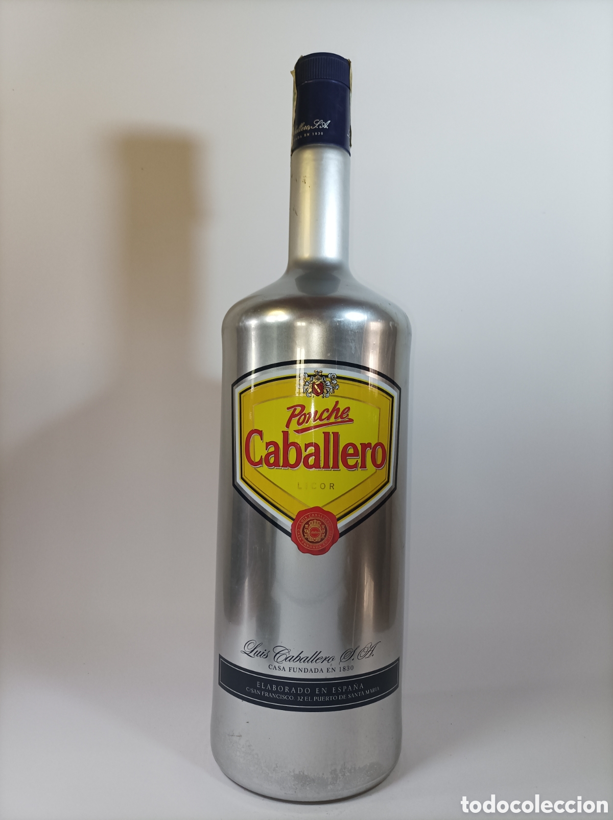Coleccionismo de vinos y licores: PONCHE CABALLERO. 3 LITROS. BOTELLA ANTIGUA LICOR. DOBLE MAGNUM.