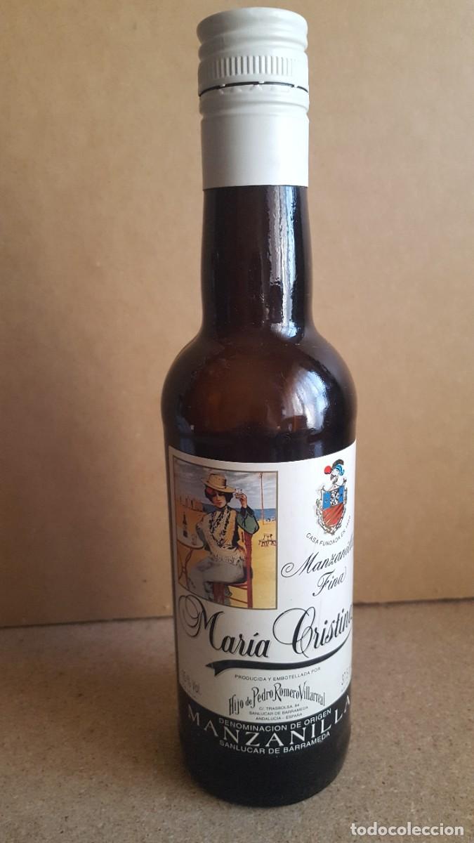 Coleccionismo de vinos y licores: Botella/botell&iacute;n manzanilla fina Mar&iacute;a Cristina. 37,5cl. VAC&Iacute;A.